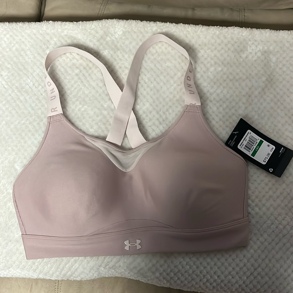 Brand new, never worn, tags on, under armour sports bra